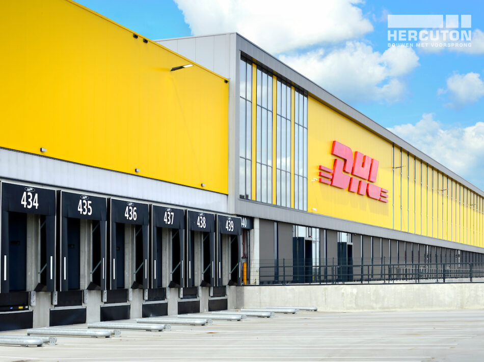 DHL all-electric sorteercentrum gerealiseerd door Hercuton uit Nieuwkuijk