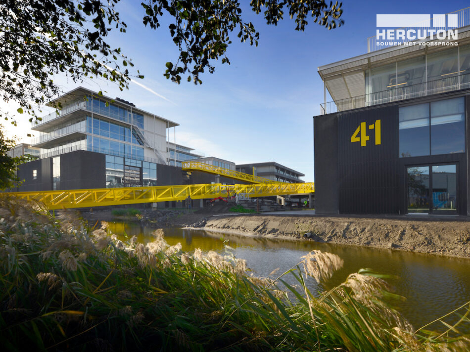 De door Hercuton turn-key gerealiseerde panden zijn opgedeeld in diverse multifunctionele ruimtes voor bedrijven uit de creatieve sector.