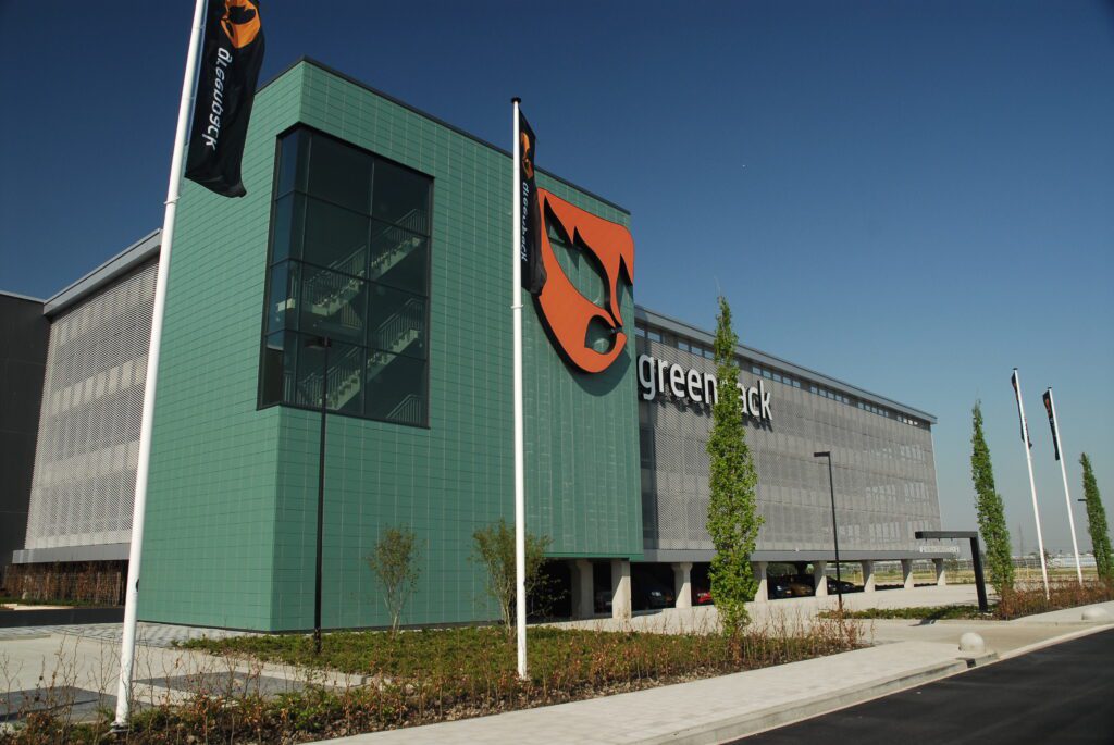 Greenpack- bedrijfspand met parkeergarage