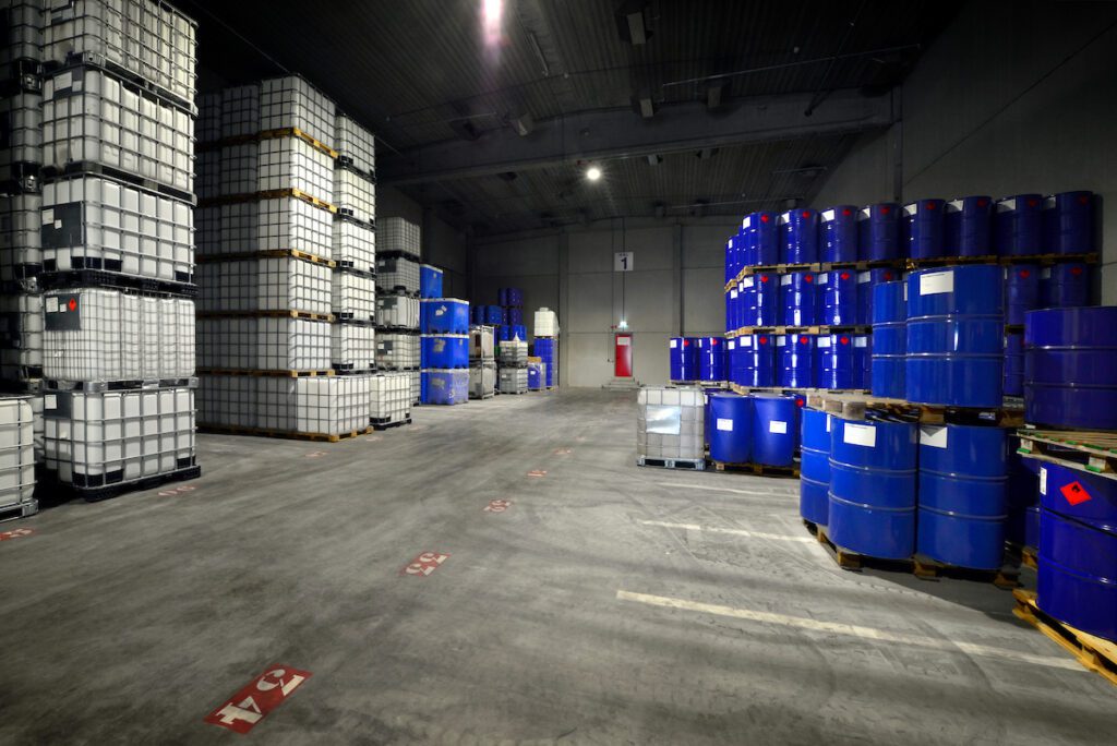 Opslag gevaarlijke stoffen Vos Olie- en gasproducten