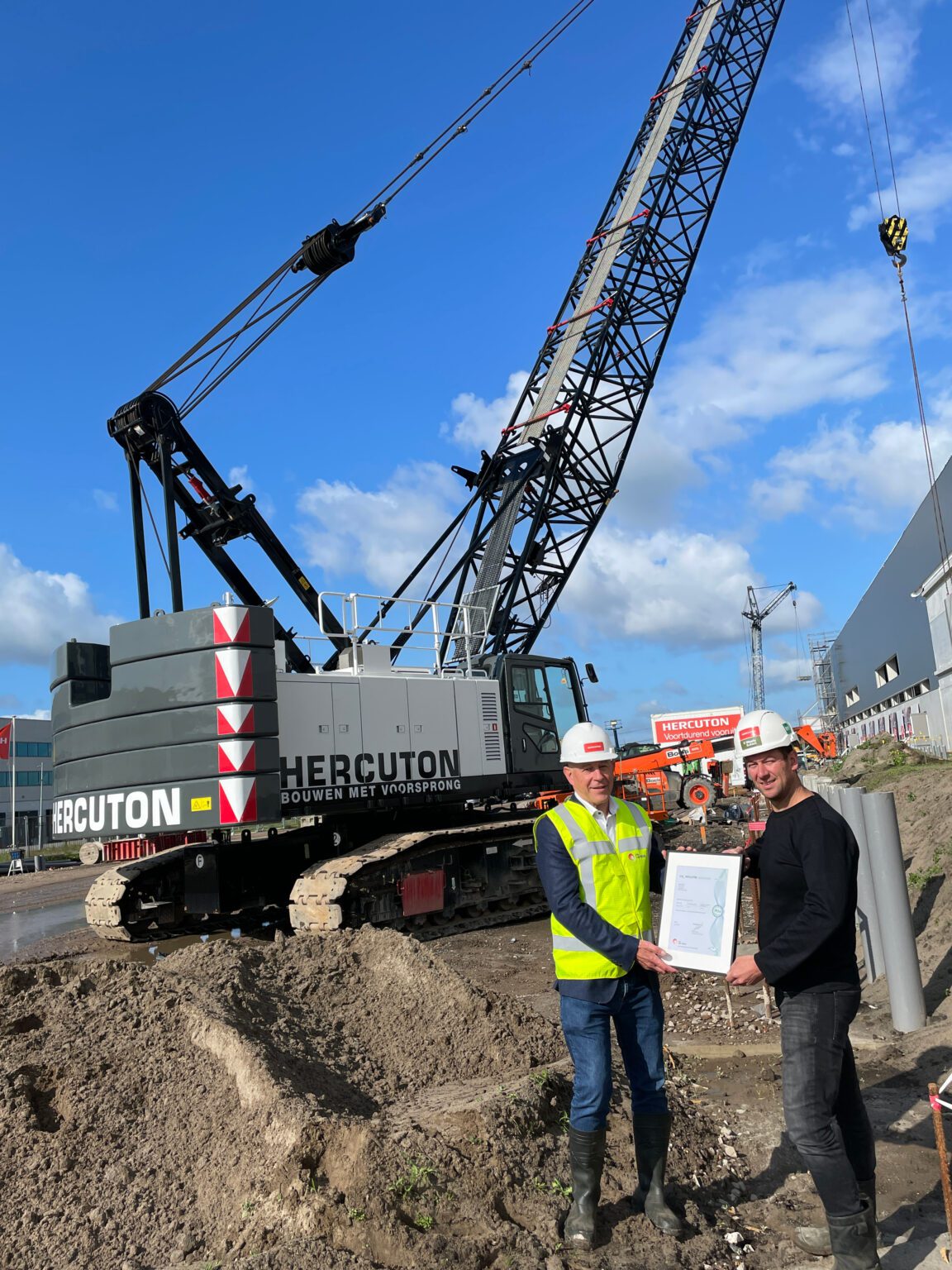 Hercuton voorkomt 340.510 kg CO2-uitstoot door gebruik Topfuel HVO 100